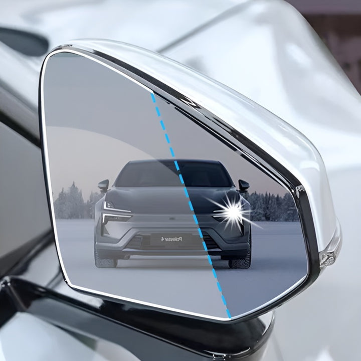 Anti-glare rain film for mirrors for Polestar 4