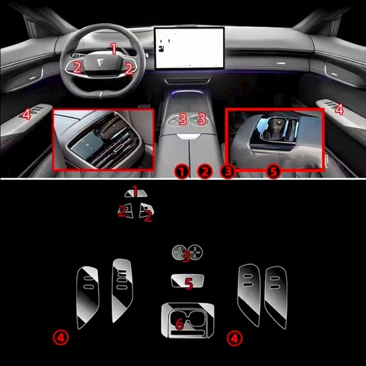 Interior Protective Film for Deepal S07