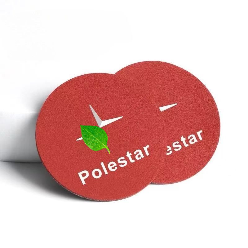 Car suede Coaster for Polestar (2Pcs)