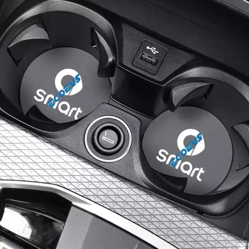 Car suede Coaster for Smart (2pcs)