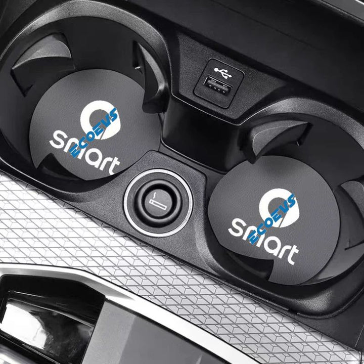 Car suede Coaster for Smart (2pcs)