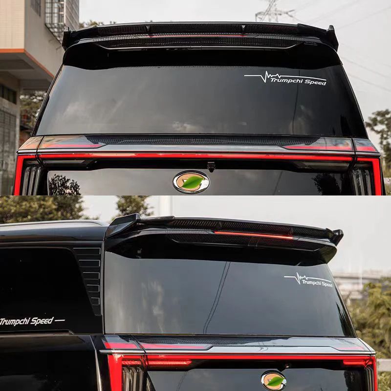 Streamlined rear wing for GAC M8