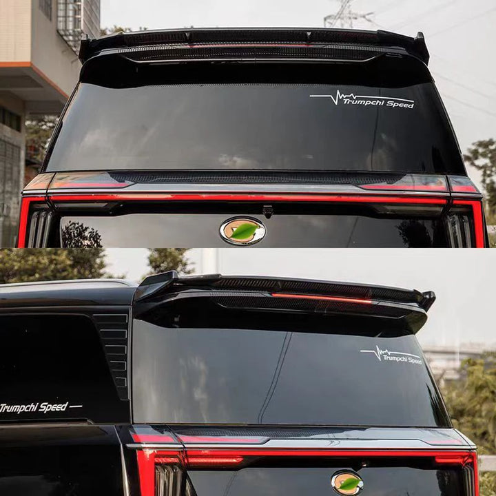 Streamlined rear wing for GAC M8