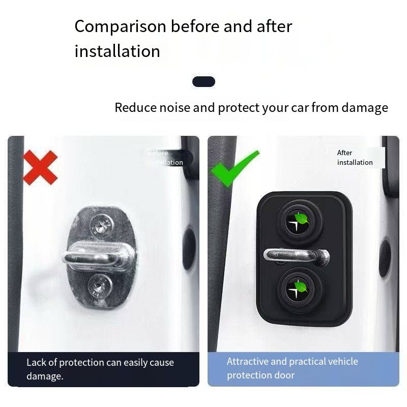 Door shock absorbing cushion for Polestar