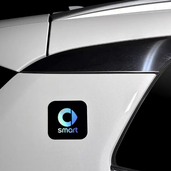 Reflective car stickers for Smart