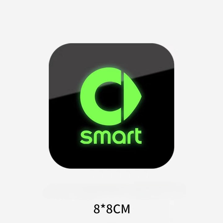 Reflective car stickers for Smart