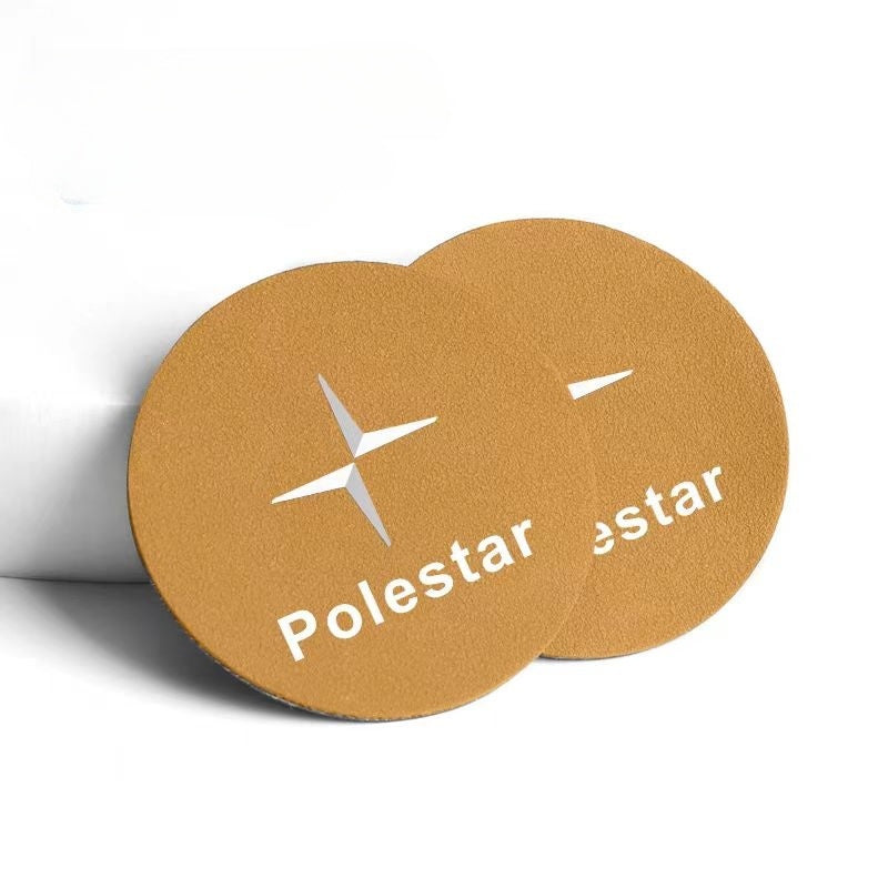 Car suede Coaster for polestar (2pcs)
