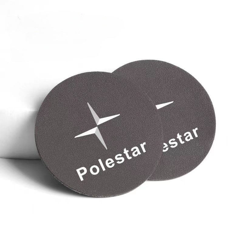 Car suede Coaster for polestar (2pcs)