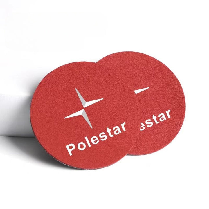 Car suede Coaster for polestar (2pcs)