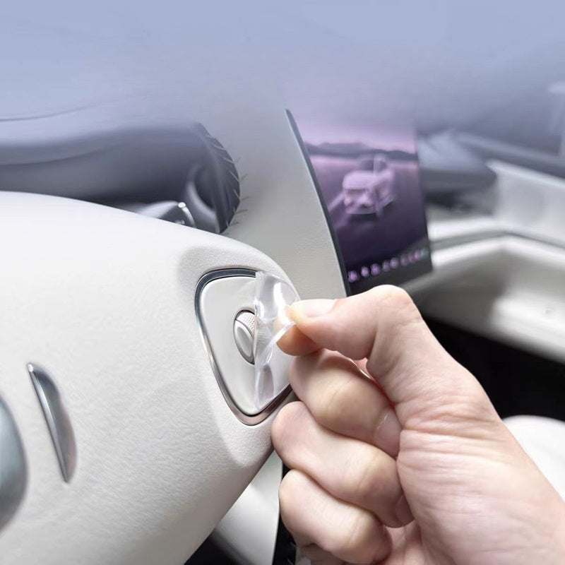 Steering wheel button protective film for Nevo Q07