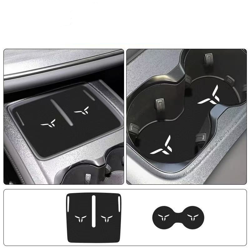 Center console anti-slip mat for Hongqi Ehs7