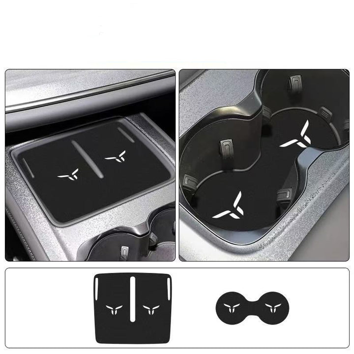 Center console anti-slip mat for Hongqi Ehs7