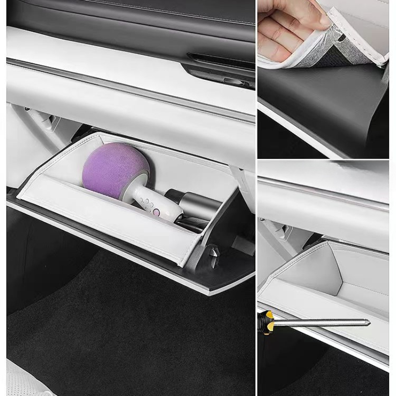 Passenger side storage pocket for Nevo Q07