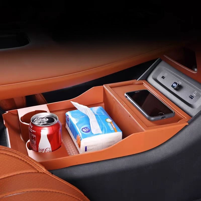 Lower center console storage box for Nevo Q07