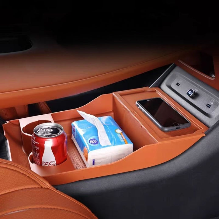 Lower center console storage box for Nevo Q07