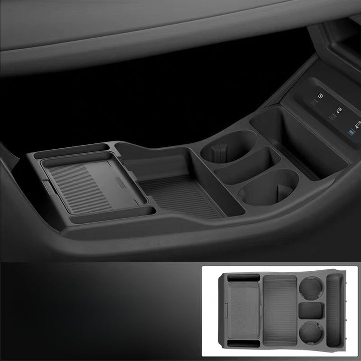 Lower center console storage box for Nevo Q07