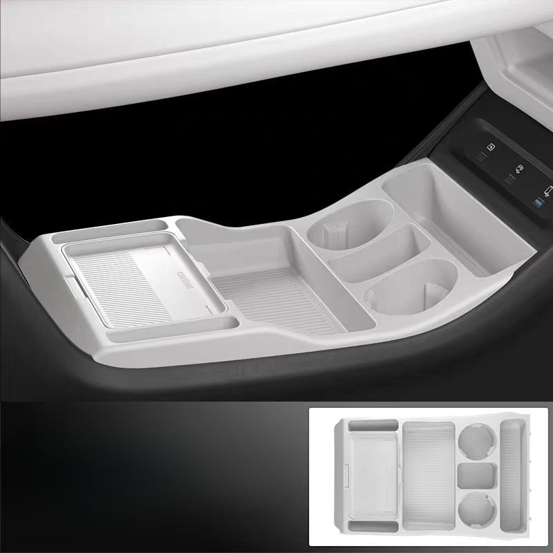 Lower center console storage box for Nevo Q07