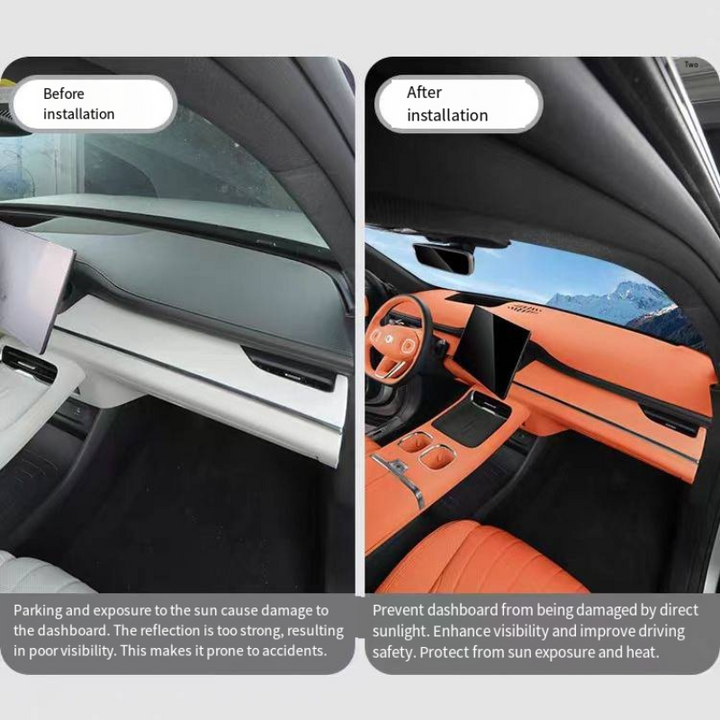 Dashboard sunshade mat for Nevo Q07