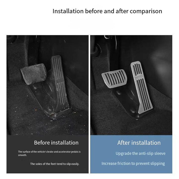 Brushed Aluminum Performance Pedals for Smart