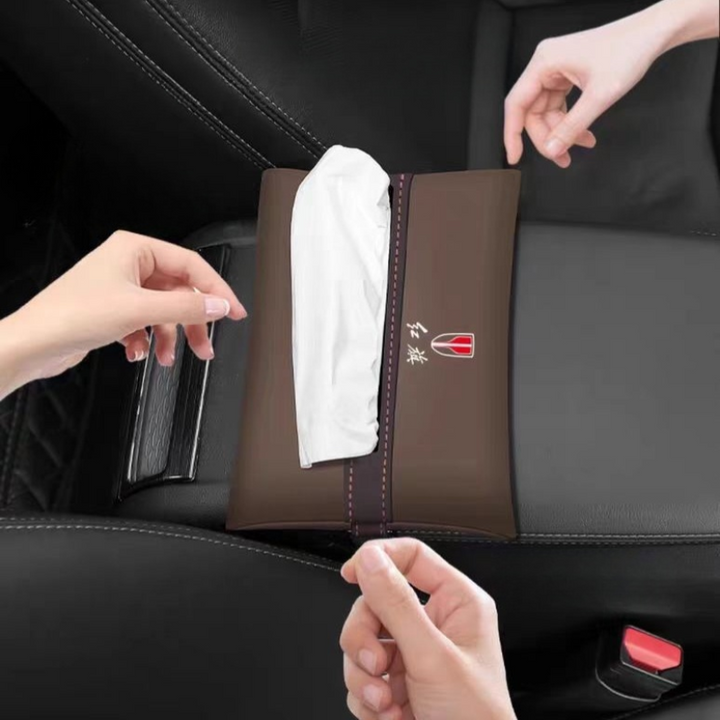 Car Tissue Box For Hongqi EH7/EHS7