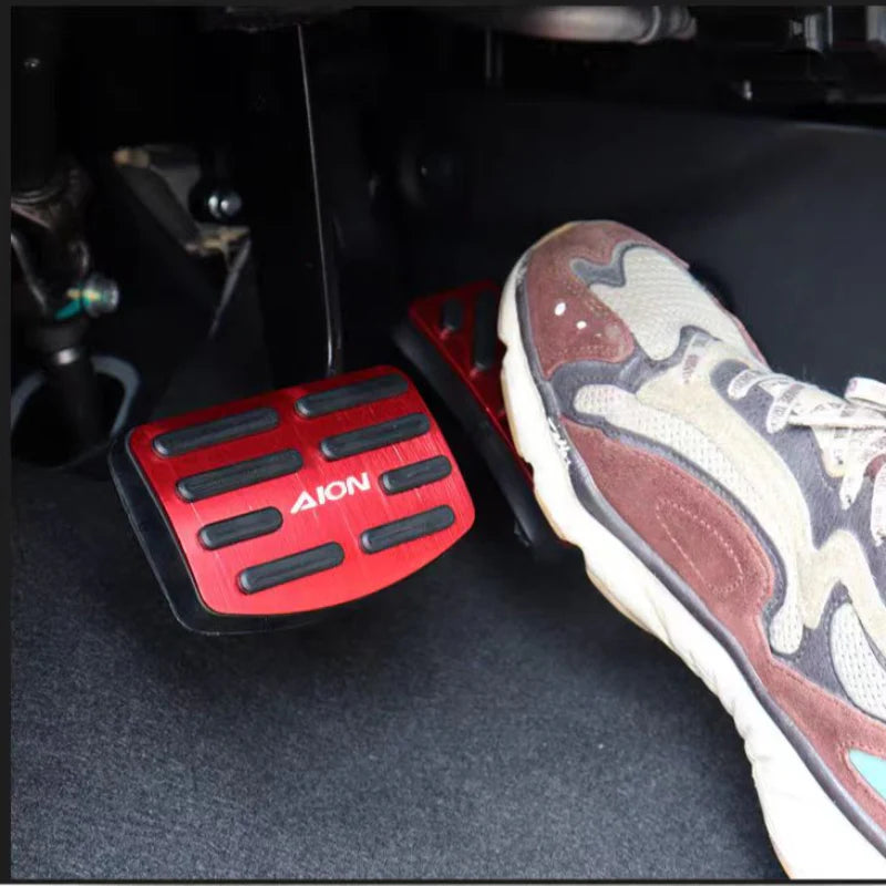 Brushed Aluminum Performance Pedals for AION Y Plus