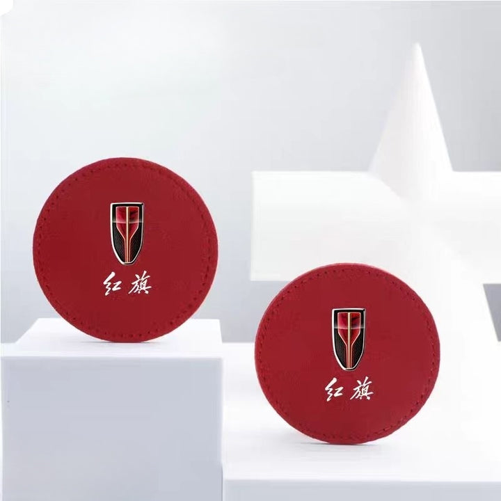 Car suede Coaster for Hongqi