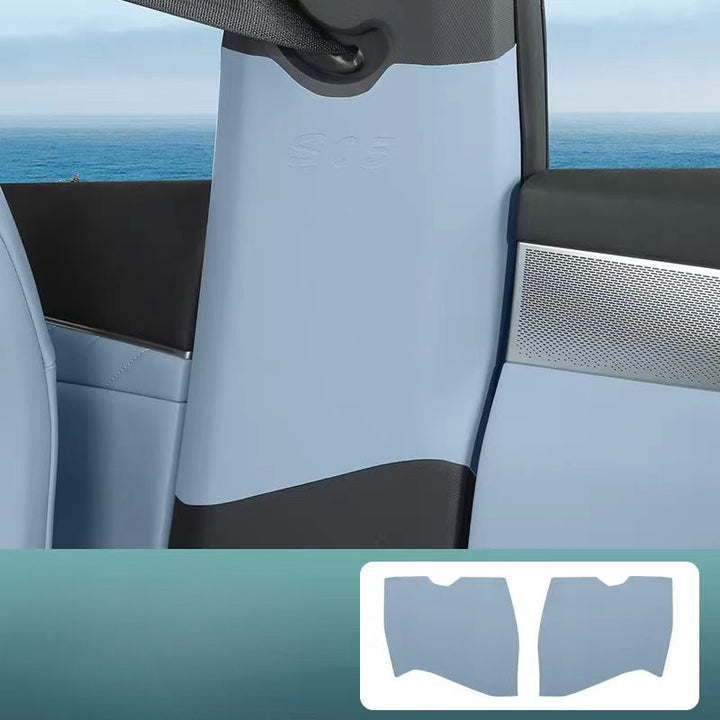 B-pillar leather protector for Deepal S05