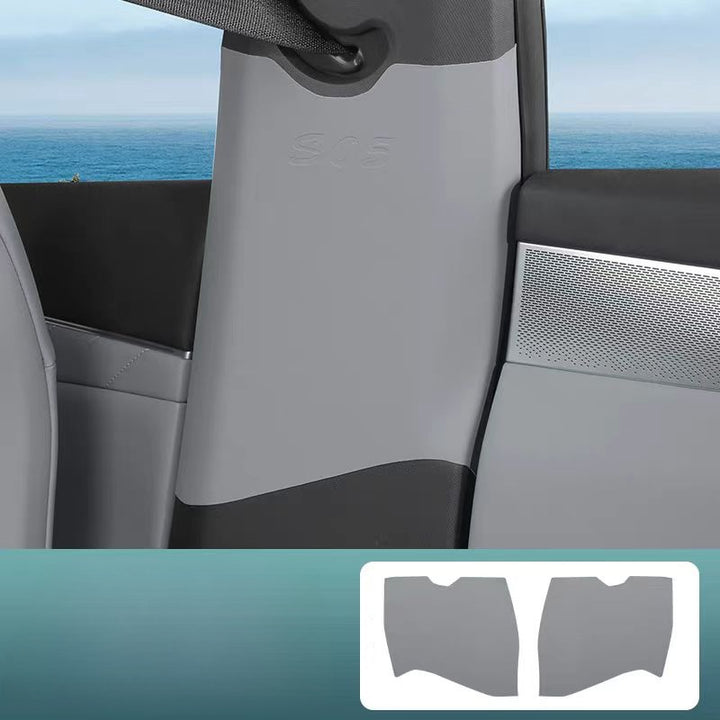 B-pillar leather protector for Deepal S05