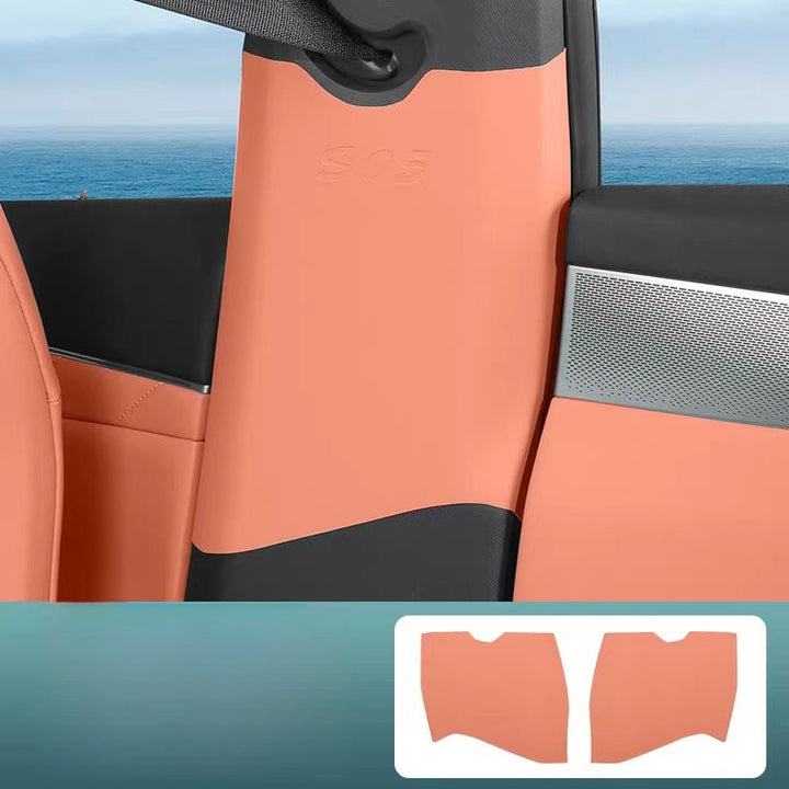 B-pillar leather protector for Deepal S05