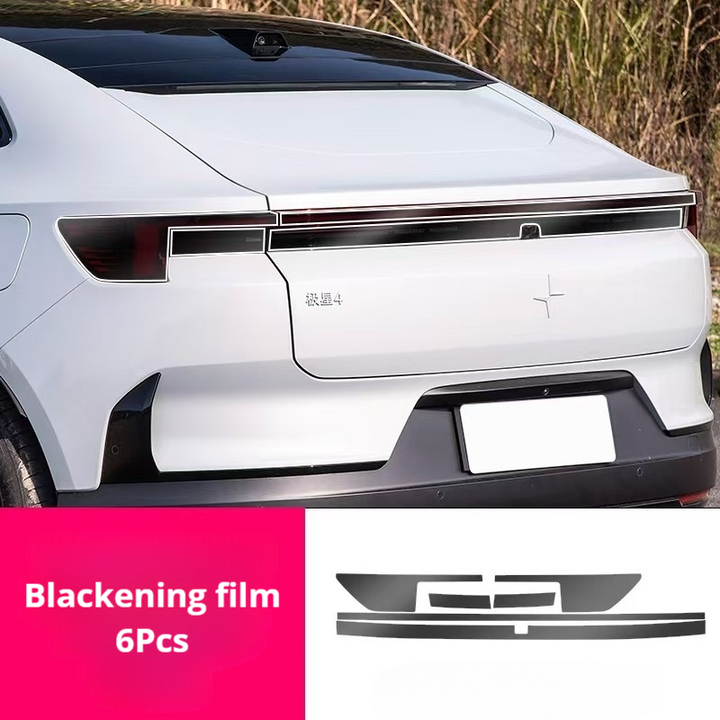 Lights blackening film for Polestar 4