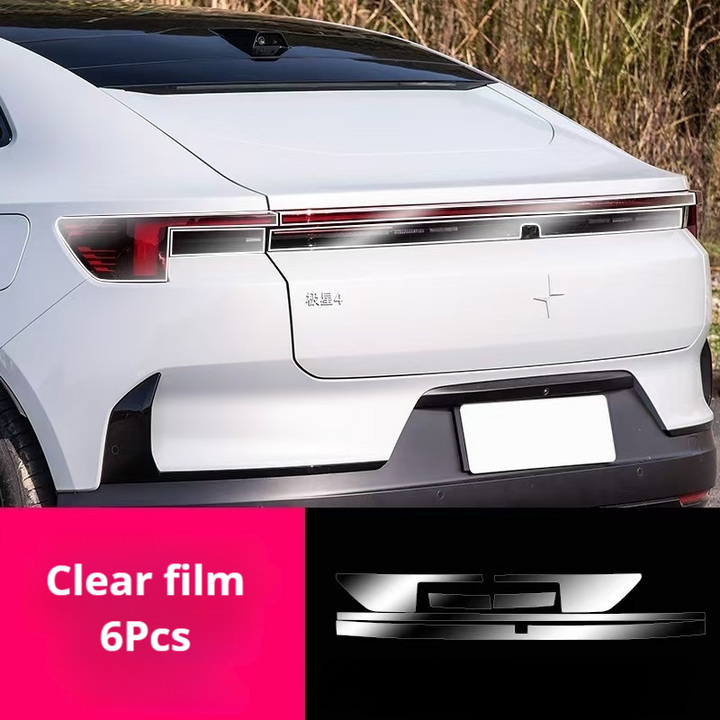 Lights blackening film for Polestar 4