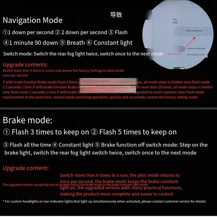 Pilot Flashing LED Lights for AION V