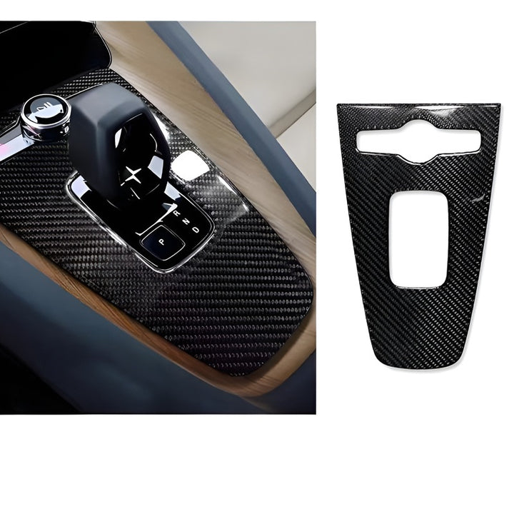 Carbon fiber gear panel for Polestar 2