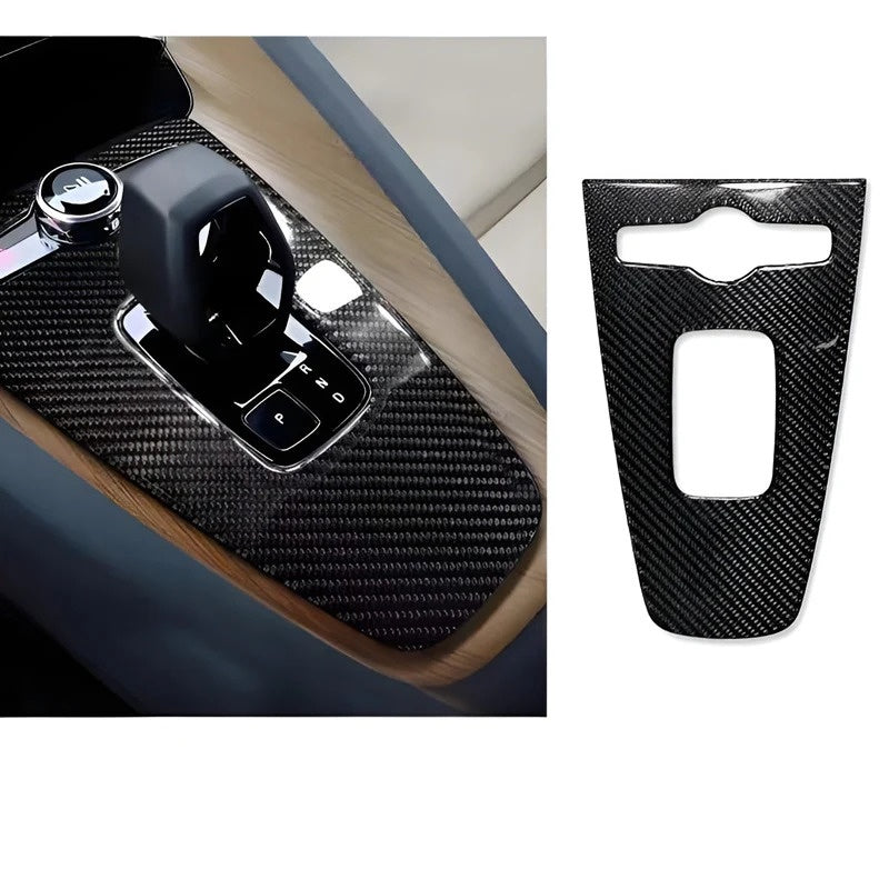 Carbon fiber gear panel for Polestar 2