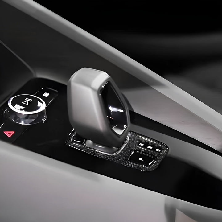 Carbon fiber gear panel for Polestar 2