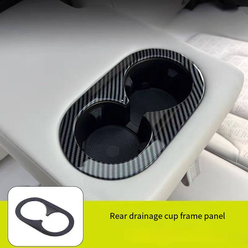 Carbon fiber textured interior trim for Smart #3