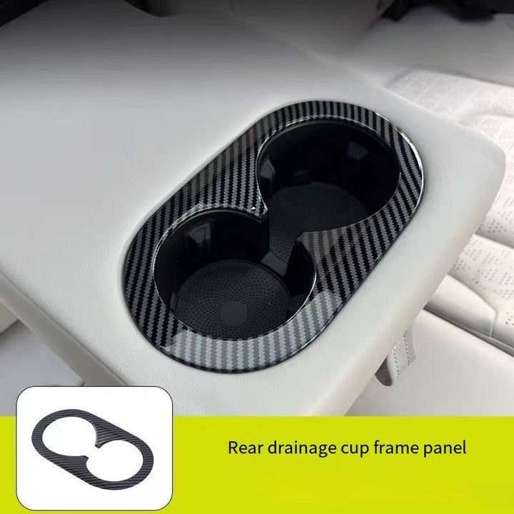 Carbon fiber textured interior trim for Smart #3