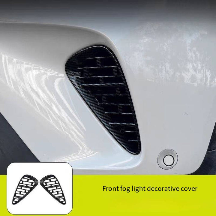 Carbon fiber textured interior trim for Smart #1