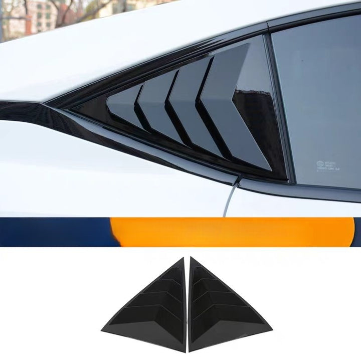 Triangle glass window trim for Deepal L07