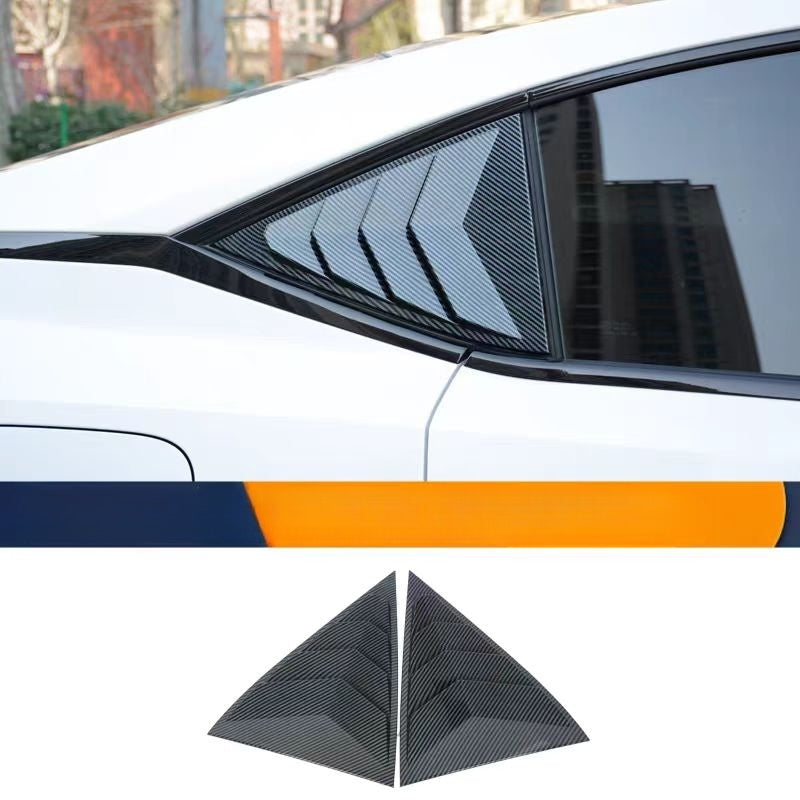 Triangle glass window trim for Deepal L07
