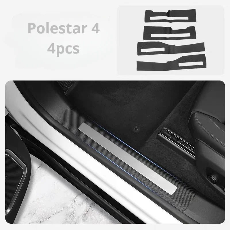 Door sill protector for Polestar 4