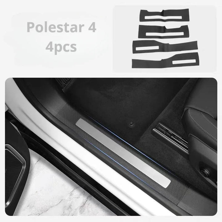 Door sill protector for Polestar 4