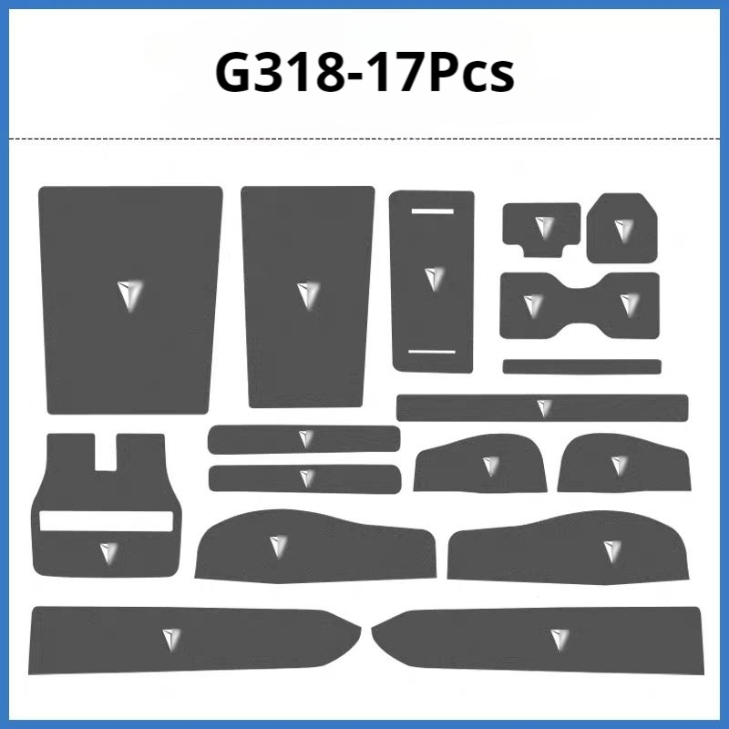 Center console anti-slip mat for Deepal G318