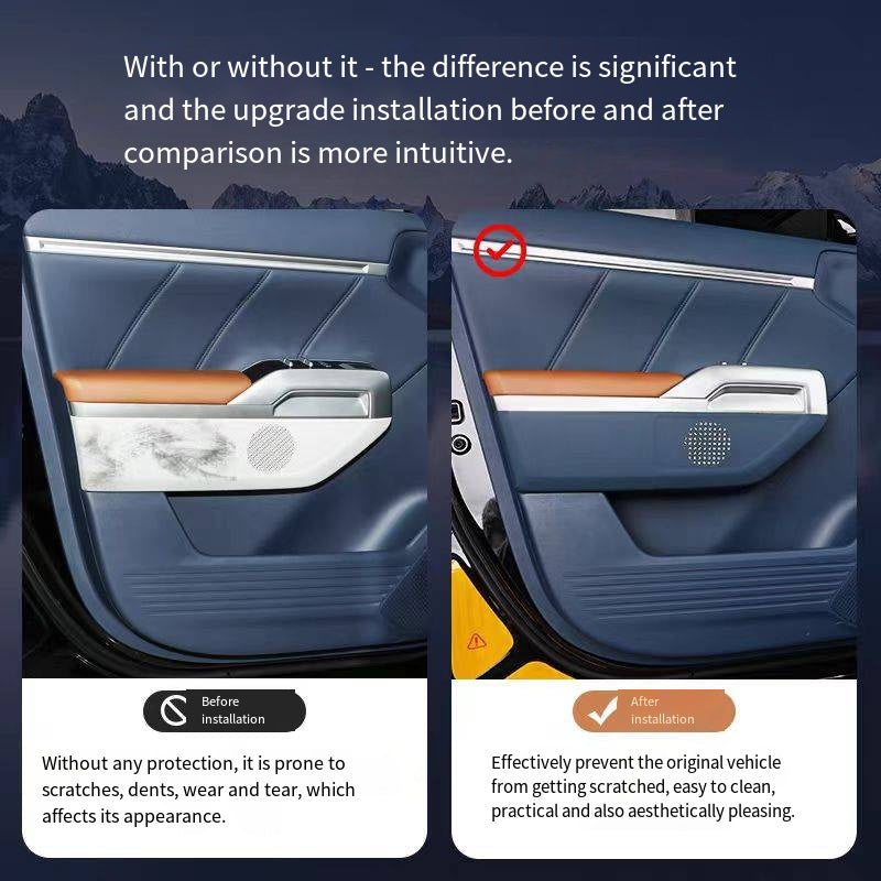Door panel armrest color change leather for Deepal G318