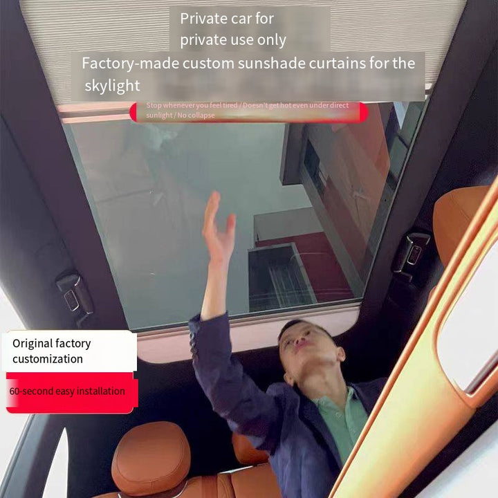 Foldable sunshade canopy for Aion Y Plus