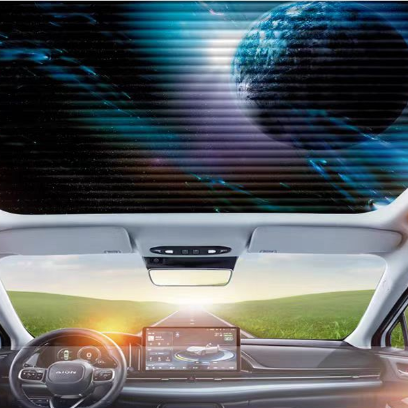 Foldable sunshade canopy for Aion Y Plus