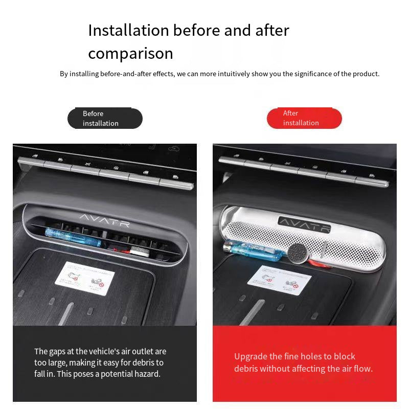 Car audio cover for Avatr 12