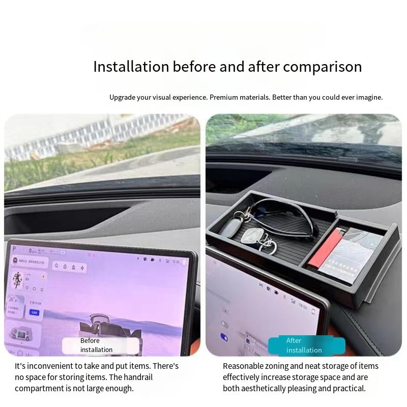 Behind Screen Storage Tray for Nevo Q07