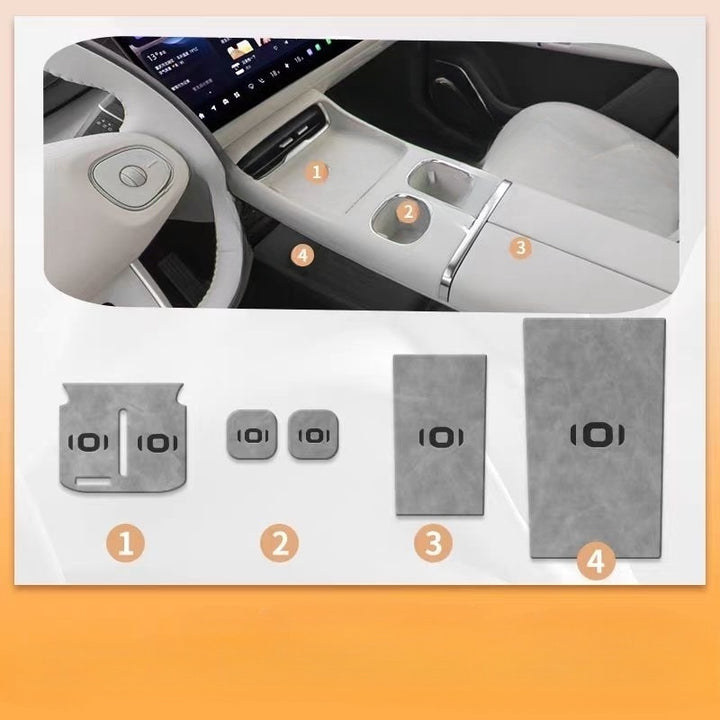 Center Console Non-Slip Storage Mat for Nevo Q07