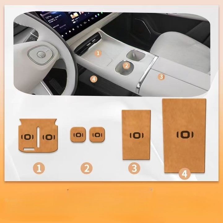 Center Console Non-Slip Storage Mat for Nevo Q07